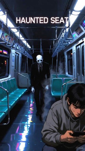 The Haunted Seat on Japan’s 11 PM Train… 😱 #horrorstories #horrorshorts #scarystories