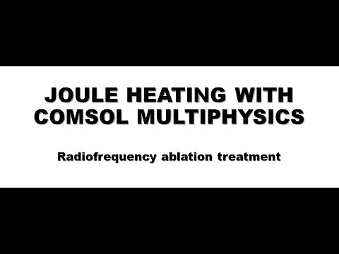 Modelling Joule heating with COMSOL Multiphysics (Radiofrequency ablation treatment)