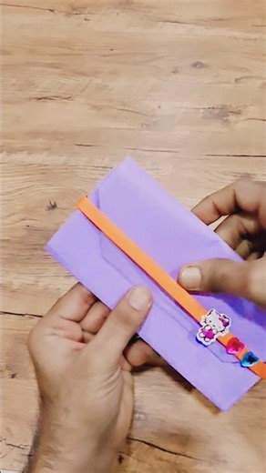 👜 Cute DIY Paper Purse ✂️ | Easy Craft for Kids #Shorts #diy #papercraft