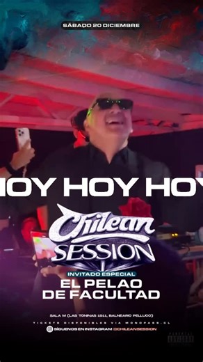Sala M on Instagram: "HOY: NUEVA EDICIÓN @chileansession LA FIESTA BASADA EN TODA LA HISTORIA DEL GÉNERO URBANO EN CHILE 🏫 SÁBADO 20 DICIEMBRE 🪩 CHILEAN SESSION 🇨🇱🎼 DESDE LAS 23:00 HRS UBICACIÓN: SALA M (LAS TONINAS 1911, BALNEARIO PELLUCO) INVITADO ESPECIAL: @pelaofacultad POR PRIMERA VEZ EN PUERTO MONTT 🎟️ TICKETS DISPONIBLES VIA MONOPASS 📲 CONSULTAS/RESERVA DE MESAS AL WHATSAPP: +569 4030 4743 TE RECORDAMOS: ✅ EVENTO PARA MAYORES DE 18 AÑOS ✅ INGRESO PRESENTANDO CÉDULA DE IDENTIDAD FÍS