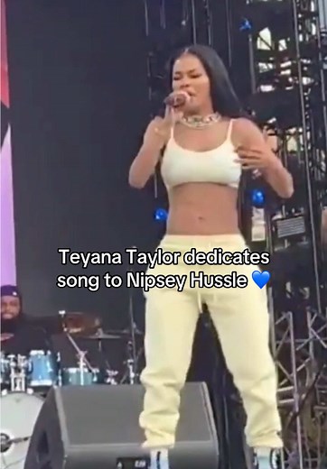 Teyana Taylor Performs 'Gonna Love Me' Live Dedication