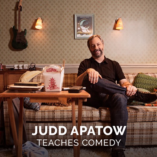 2.8M views · 357 reactions | Directing comedy, writing dialogue, improvising on set. Learn from the director of The 40-Year-Old Virgin and Knocked Up. | MasterClass | Facebook