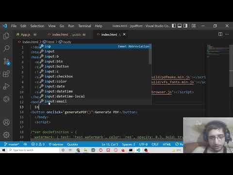 PDFMake.js Example to Add Colorful Text Watermark at Different Font Size or Angles to PDF Doc in JS