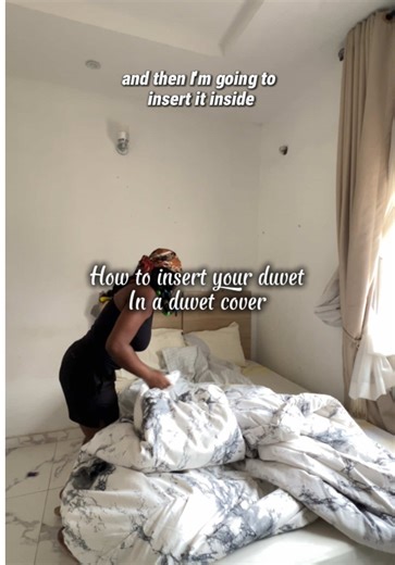 Cómo insertar tu edredón en una funda de edredón