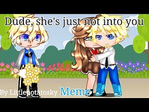 Dude, she's just not into you ||Meme||