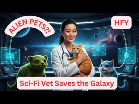 Human Vet Treats Aliens in Space... Then Finds an Earth Cat and CRIES | HFY Sci-Fi Story