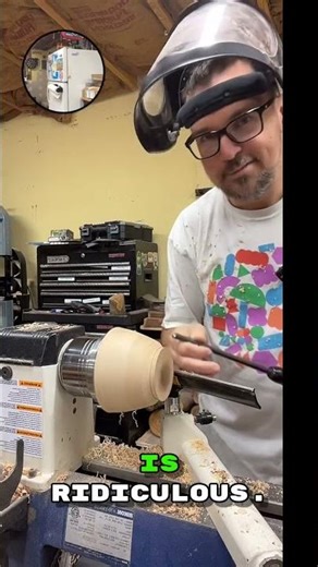 Why My Thompson Gouge Might Be My New Favorite Tool 🔥🪓 #woodturning #shorts #thompson