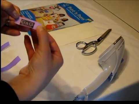 How to make your own fabric Label for your own work