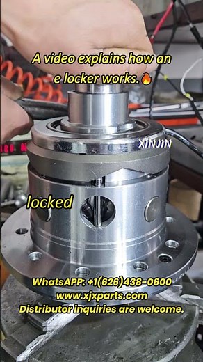 A video explains how an e-locker works. E Locker Factory welcomes inquiries.🔥 #4x4 #offroad