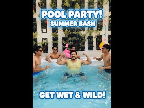 Full Night Pool Party Vibes 🌊 | Crazy Fun, Music & Lights 3 #poolparty #dji