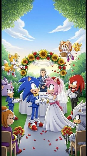💍 Sonic and Amy’s Wedding 💙💖 | #short Animation | Sonic Love Story