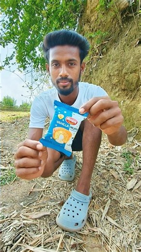 Venilla Cake Snacks Opening and Tasting 🎂 #cake #shorts