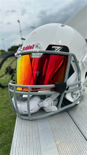 Who doesn’t like their own helmet? #football #sports