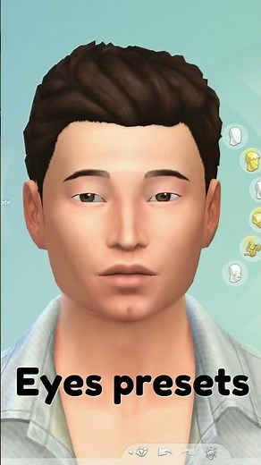 New eyebrows/eyes presets (males) | The Sims 4 July 2023 update