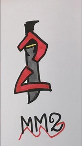 drawing Mm2 Murder Mystery 2 Roblox Games logo #drawing #art #roblo#mm2