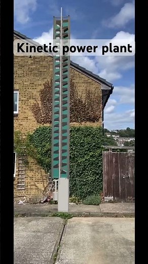 Kinetic power plant rosch Air Lift electricity generator