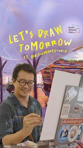 236 reactions | Work, live, play all in one place!  We asked people to imagine their ideal future workplace, from green surroundings to vibrant mixed-use hubs. Watch how local artist Alvin Alvin Mark Studio transforms these ideas into one stunning artwork! #LetsDrawTomorrow #DMP2025 #SpaceForOurDreams #LookForwardToLife #URASingapore | Urban Redevelopment Authority | Facebook