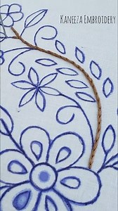 Split stitch embroidery #embroidery #handmade #handembroidery | Kaneeza Embroidery