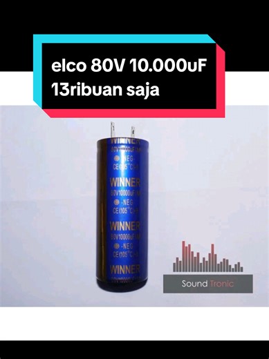Elco 80V 10.000uF Affordable Ramadan Sale