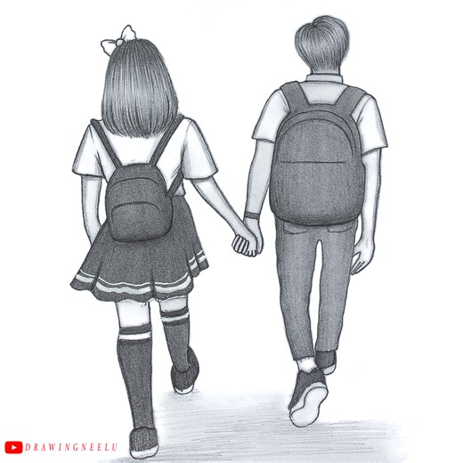 28K views · 1.1K reactions | #Drawing #Pencildrawing #Bestfriend | Drawingneelu | Facebook