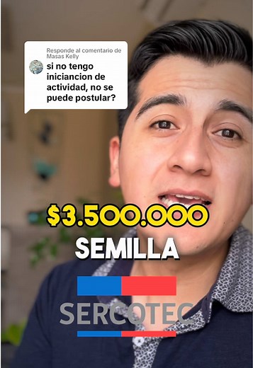 Respuesta a @Masas Kelly También hay fondos para quienes no estén formalizados! Pero ojo que te pedirán hacerlo después de que ganes el fondo. . . . #innovacion #proyectos #startups #emprendimiento #startup #corfo #sercotec #financiamiento #capital #negocios #emprendedores #emprender #capitalsemilla #sostenibilidad #startupchile #canvas #businessmodelcanvas #asesoria #fondos #capitalabeja #investigacion