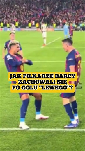 Jak piłkarze Barcelony zareagowali po golu Lewandowskiego z Newcastle? #piłkanożna #fcbarcelona