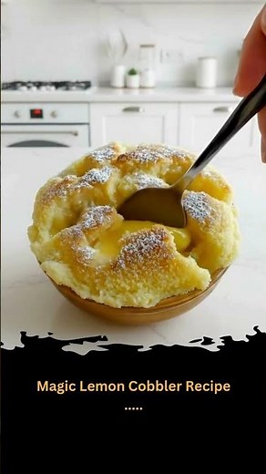 Magic Lemon Cobbler