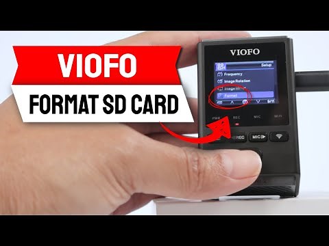 How to Format VIOFO DashCam SD Card