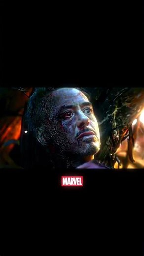 iron man death scene 🥺 | tony stark sacrifice | avengers endgame #ironman #marvel
