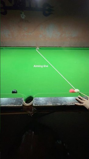 Watch this trick shot tutorial to learn how to play this shot in snooker #snooker #billiard