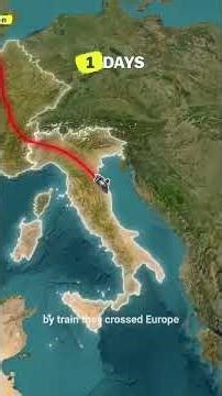 Around the World in 80 Days 🌎 A Route Map of the Epic Adventure 🧭 #shorts #map #facts