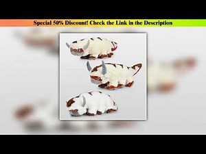 Review 45-55cm Anime Avatar the Last Airbender Appa Plush Toys Avatar Appa Momo Plush Soft Stuffed•