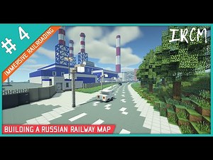 Строительство жд карты #4 || Russian map || Minecraft Timelapse