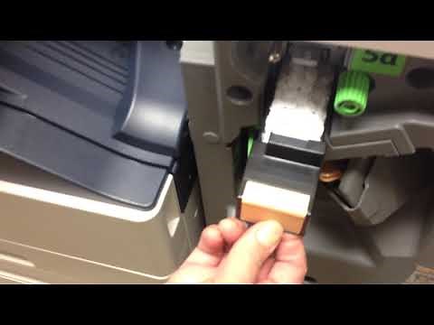 Fix "hole punch tray full" problem on Xerox AltaLink B8055