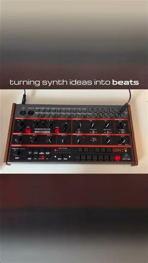 turning synth ideas into beats (Behringer Grind)