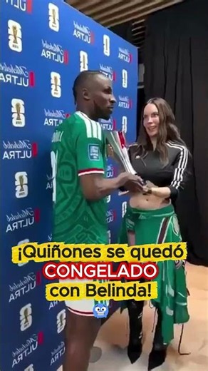 What happened between Belinda and Julián Quiñones? 👀 Look at this! #gossip #worldcup2026