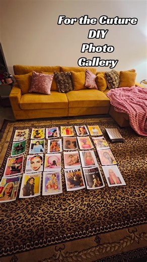 Brand New Living Room Decor #fyp #blaxploitation #livingroomdecor #animalprint #photogallery