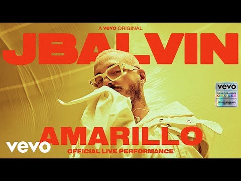 J Balvin - Amarillo (Official Live Performance) | Vevo