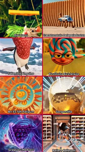 Pipi Corni vs. Salamino Pinguino: Who Wins the Brain Rot Battle? 🤪🧩