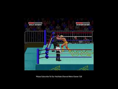 WWF Super WrestleMania 1992 Hulk Hogan vs Undertaker (Video Game) - SNES