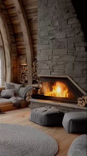 14K views · 730 reactions | When the snow ❄️ is wild but the fireplace is glowing, that’s where peace finds you. | Relaxation Reflections | Facebook