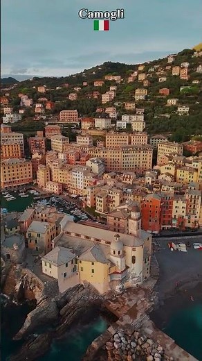 Camogli 🇮🇹 Italy’s Hidden Seaside Gem #travel #shorts
