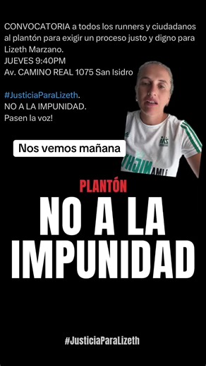 Plantón Comunitario en San Isidro por Justicia