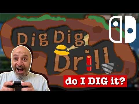 digDigDrill on Switch! I REVIEW this simple yet DEEP cozy game