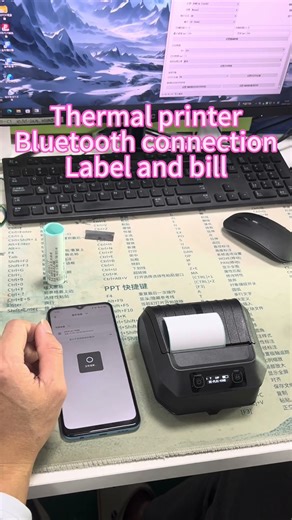Thermal printer. Bluetooth connection label and bill #thermal #kiosk #label #bill #printer