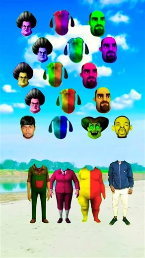 Dog dance, scary Teacher 3D, mister meet dance, &Me Correct Head Matching video #shorts #vfxshorts