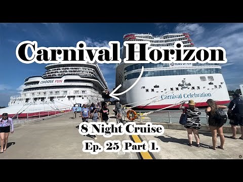 Carnival Horizon 8 Night Cruise, Southern Caribbean - Sea Days - Aruba - Travel VLOG. Ep 25 Pt. 1