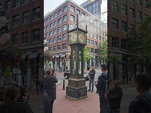 🇨🇦 Gastown Steam Clock Vancouver, BC [4K Ultra HDR/60fps]