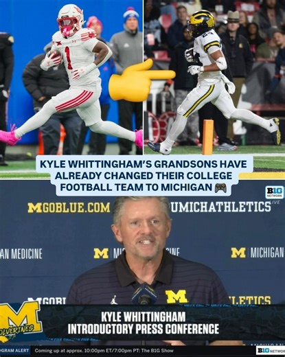 Utes 👉 Wolverines Glad to see Kyle Whittingham’s team have made the change 😊 | Big Ten Network