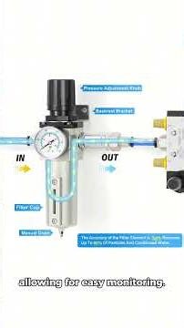Compressed air filter regulator. #trend #electronics #converter #trendingshorts #trend #trending